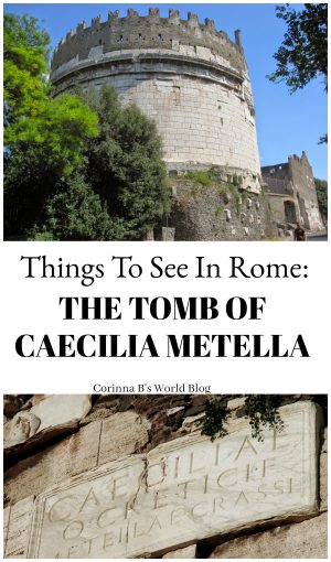 The Tomb of Caecilia Metella on the Appian Way in Rome