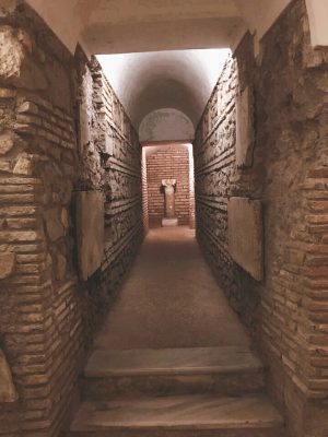 Underground Rome, ruins from 3rd century A.D