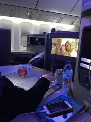 Business class American Airlines Barcelona to JFK